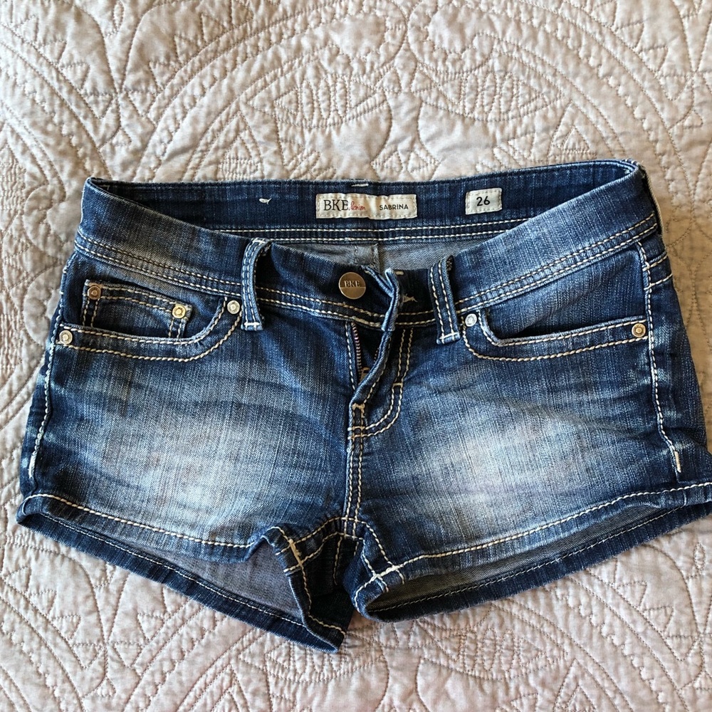 BKE denim shorts